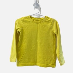 Primary Yellow Long Sleeve Kids Tee - 3T
